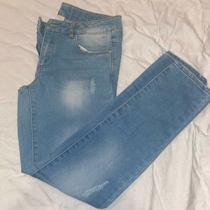 Zara Light Wash Girls Jeans